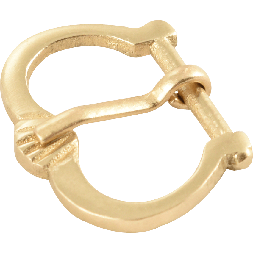 Wide Brass Belt Buckle - HW-700725 - LARP Distribution