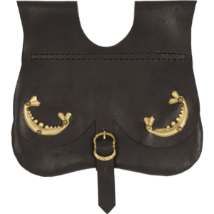 Ornate Medieval Pouch - Black