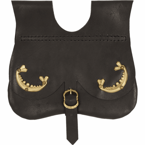 Ornate Medieval Pouch - Black