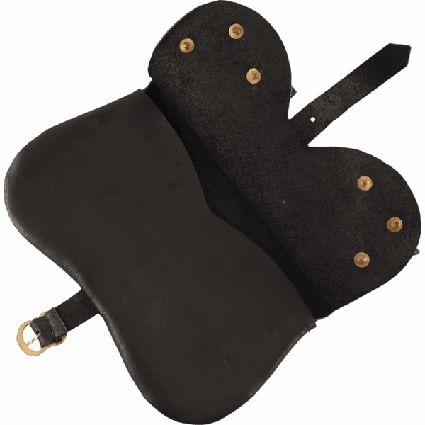 Ornate Medieval Pouch - Black