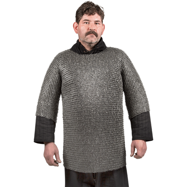 Round Ring Round Riveted Chainmail Haubergeon