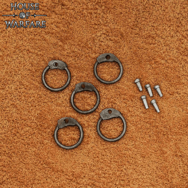 Round Riveted Chainmail Rings