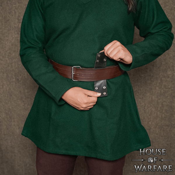 Medieval Back Baldric - Brown