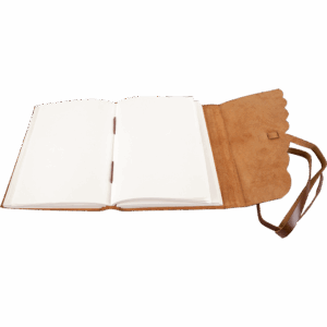 Scalloped Cover Medieval Leather Journal