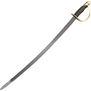 American Cavalry Officer's Steel Sword with Scabbard