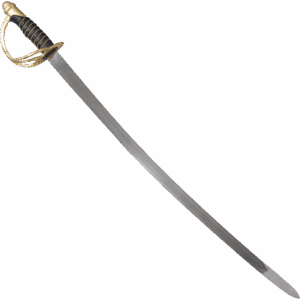 American Cavalry Officer's Steel Sword with Scabbard