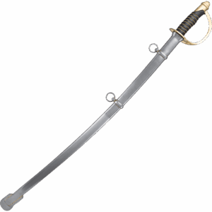 American Cavalry Officer's Steel Sword with Scabbard