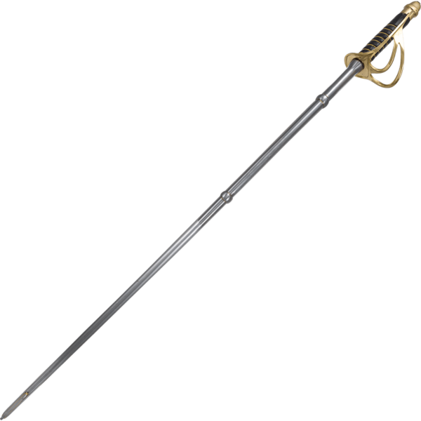 American Cavalry Officer's Steel Sword with Scabbard