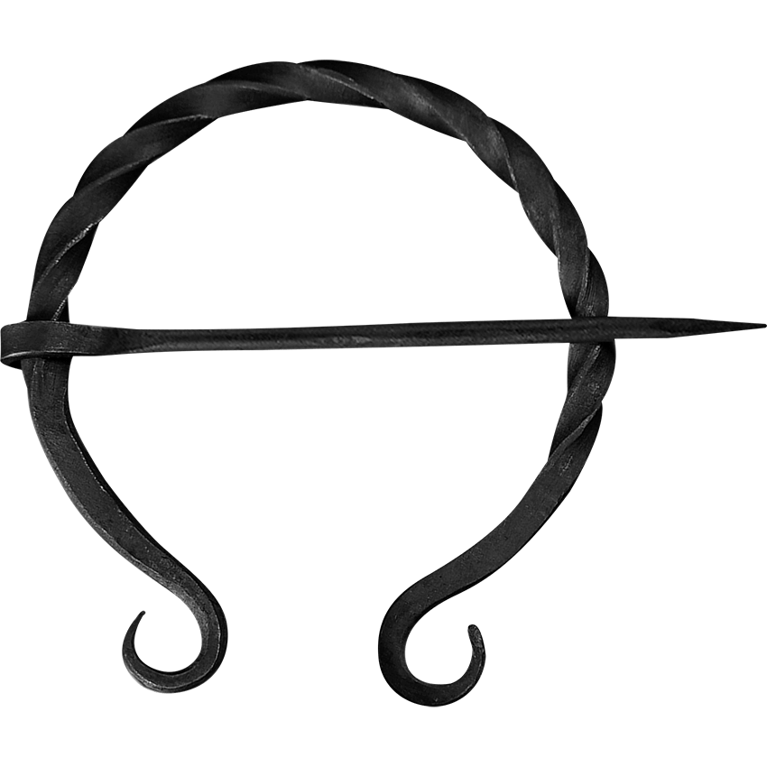 Twisted Medieval Cloak Pin