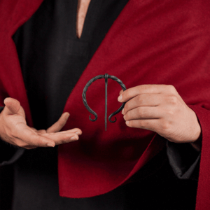 Twisted Medieval Cloak Pin