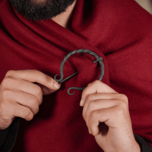 Twisted Medieval Cloak Pin