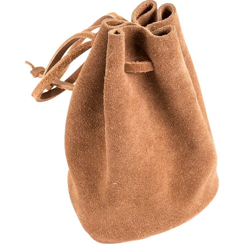 Brown Leather Pouch - HW-701160 - LARP Distribution