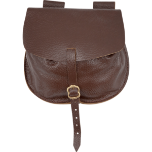 Adventurers Leather Flap Bag - Brown