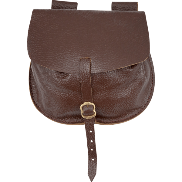 Adventurers Leather Flap Bag - Brown