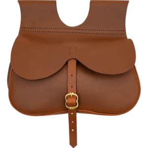 Buckled Travelers Pouch - Brown