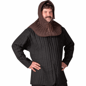 Medieval Padded Coif - Brown