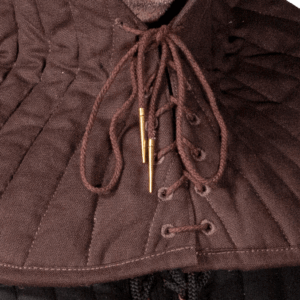 Medieval Padded Coif - Brown