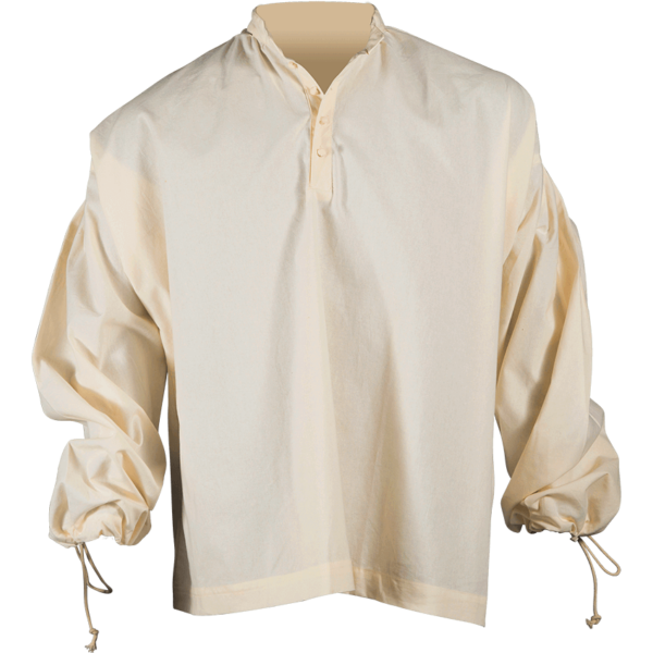 Collared Pirate Shirt - Ecru