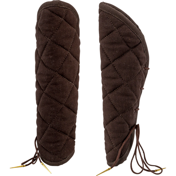 Medieval Padded Bracers - Brown