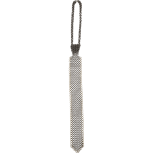 Steel and Brass Chainmail Tie