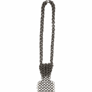 Steel and Brass Chainmail Tie