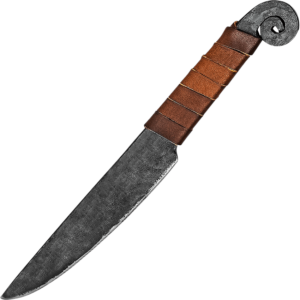 Scrolled Germanic Knife