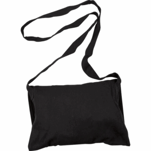 Medieval Canvas Shoulder Bag - Black