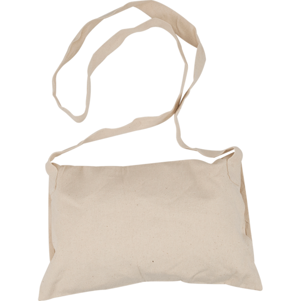 Medieval Canvas Shoulder Bag - Ecru
