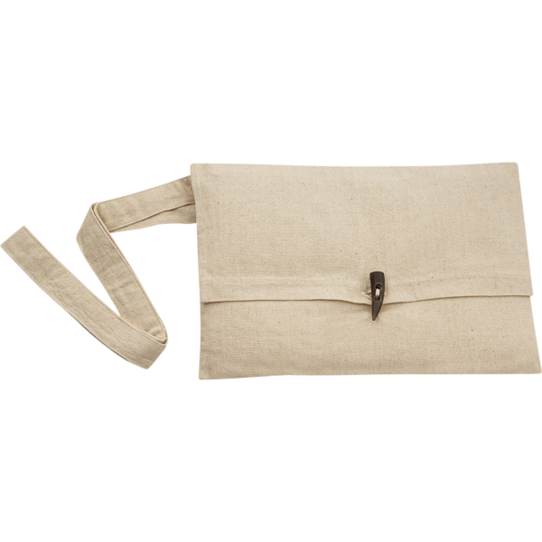 Medieval Canvas Shoulder Bag - Ecru