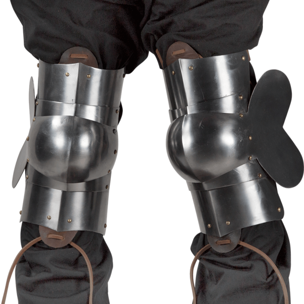 Medieval Steel Knee Armour