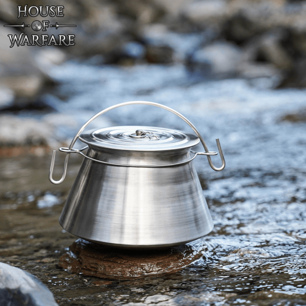 Medieval Cooking Pot - Stainless Steel