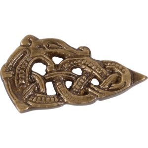 Brass Viking Belt Tip