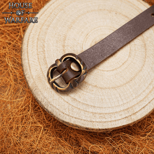 Ridged Center Loop Belt Buckle