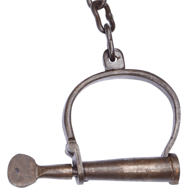 Medieval Legcuffs with Chain