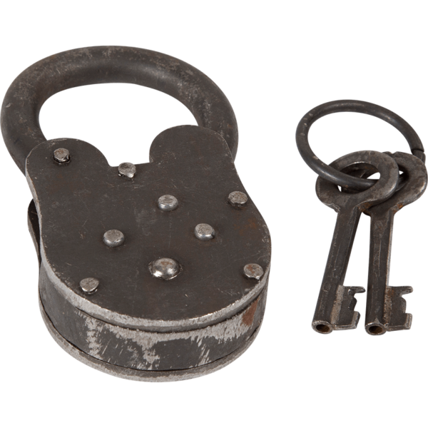 Medieval Lock with Keys