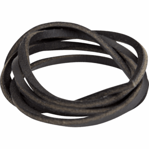 Black Leather Lace - 35-40 Inches
