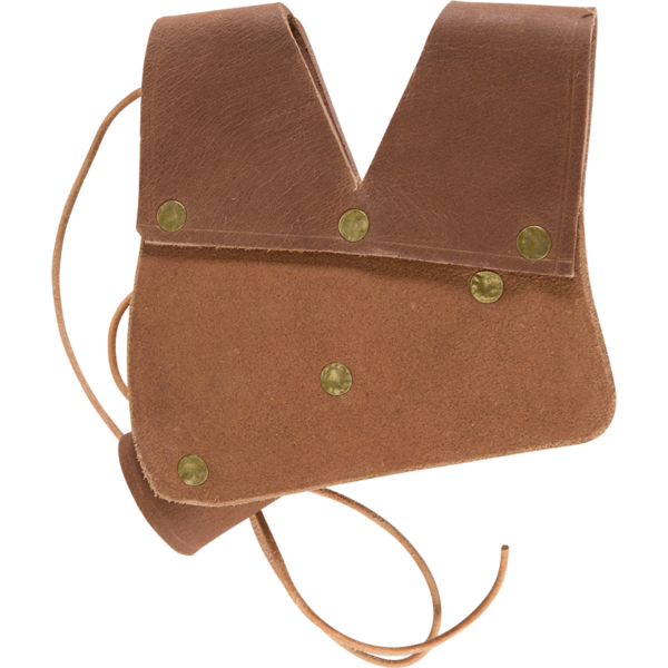 Brown Lace Up Leather Frog