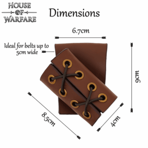 Small Brown Leather Frog