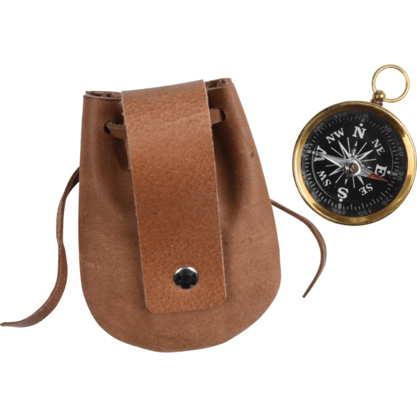 Adventurers Compass with Pouch