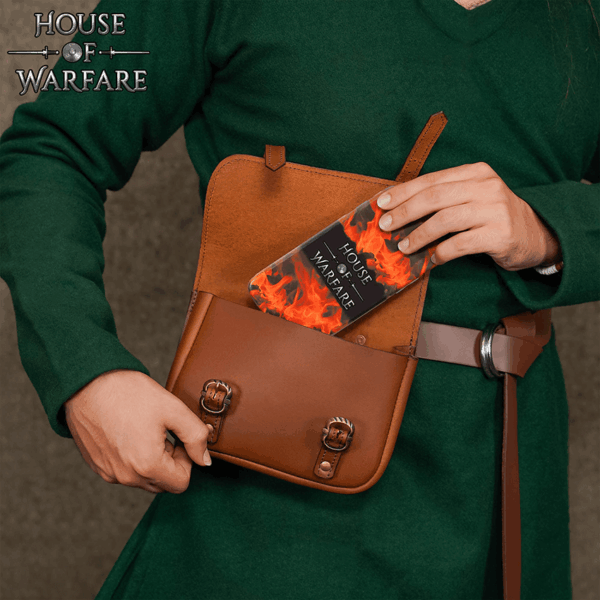 Large Merchant Leather Bag - Brown
