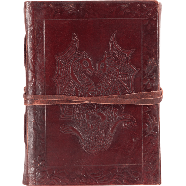 Embossed Dual Dragon Journal