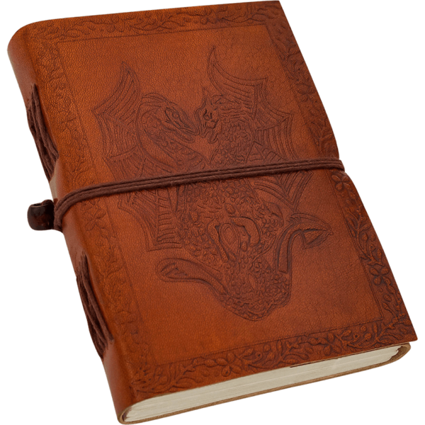 Embossed Dual Dragon Journal