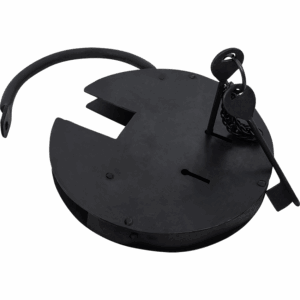 Large Medieval Padlock with Keys