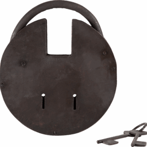 Large Medieval Padlock with Keys