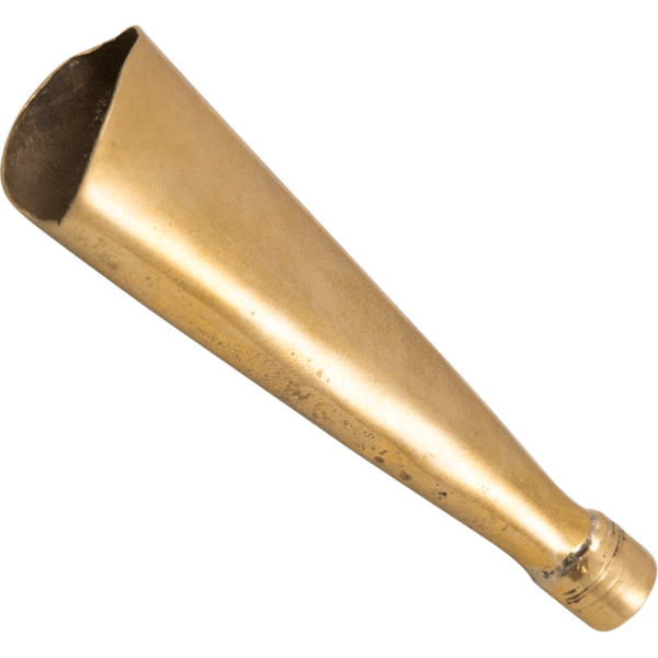 Brass Scabbard Tip - Medium