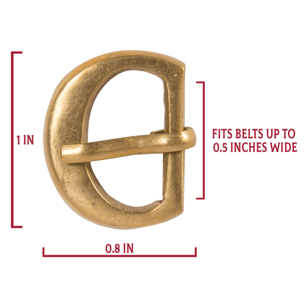 Simple Brass Strap Buckle