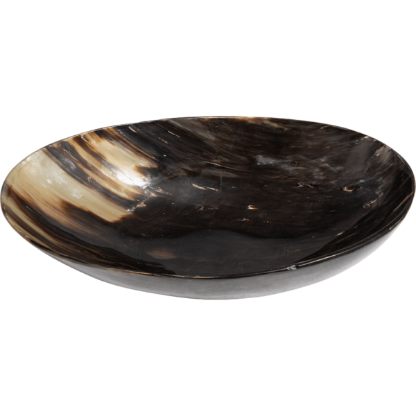 Oval Medieval Horn Bowl