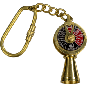 Brass Telegraph Keychain