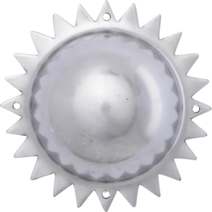 Polished Steel Sunburst Boss