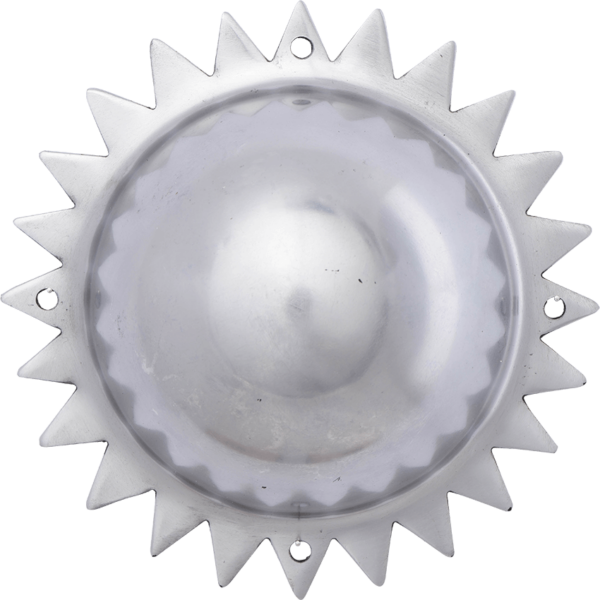 Polished Steel Sunburst Boss